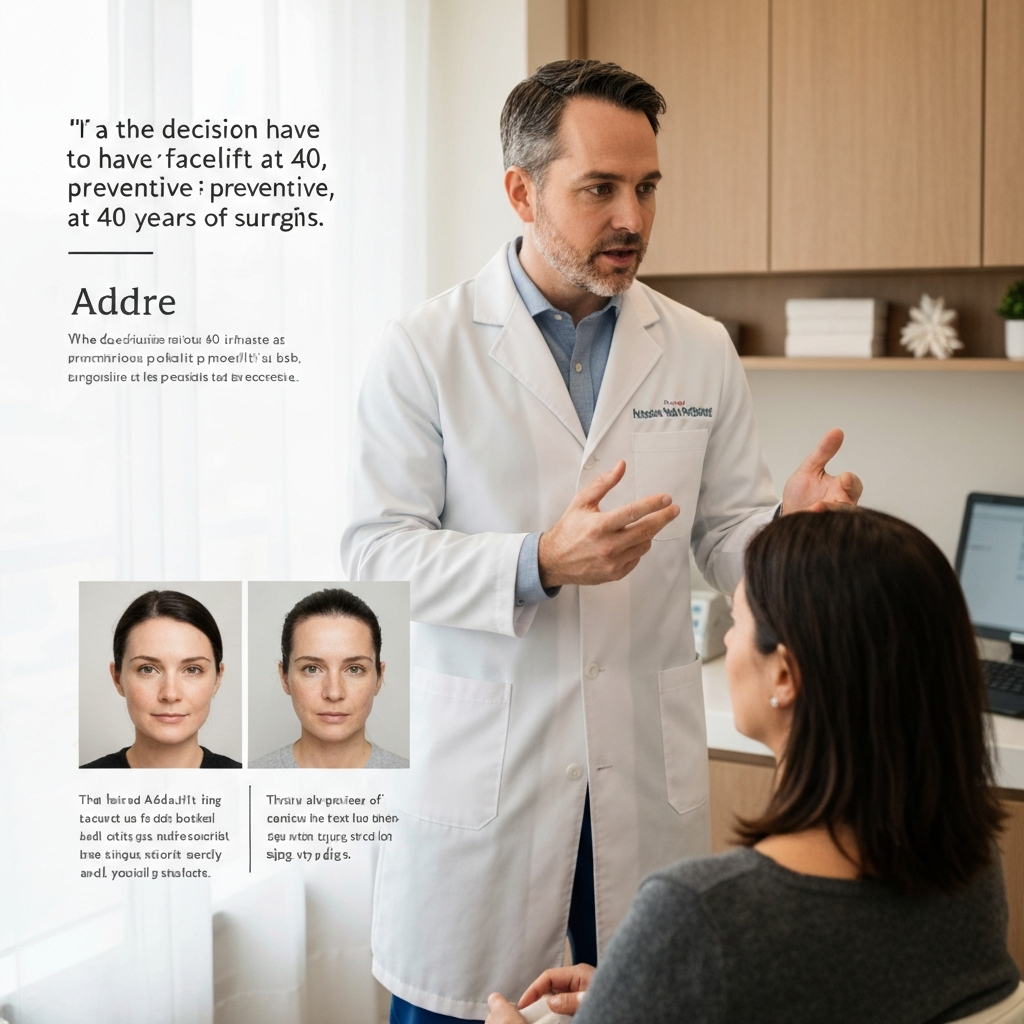 Facelift at 40 Years: Prevention or Excess?