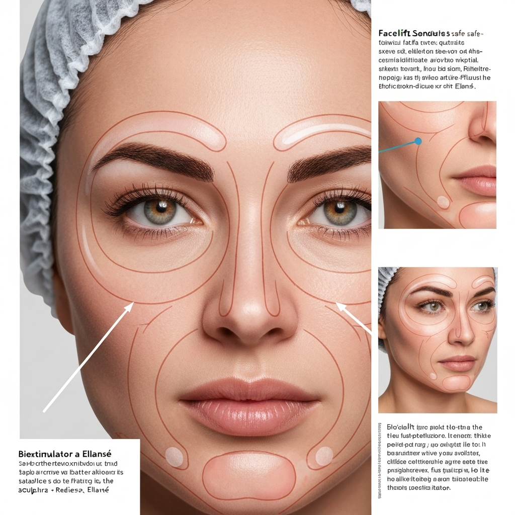 Facelift on Face with Biostimulators: How to Operate Safely