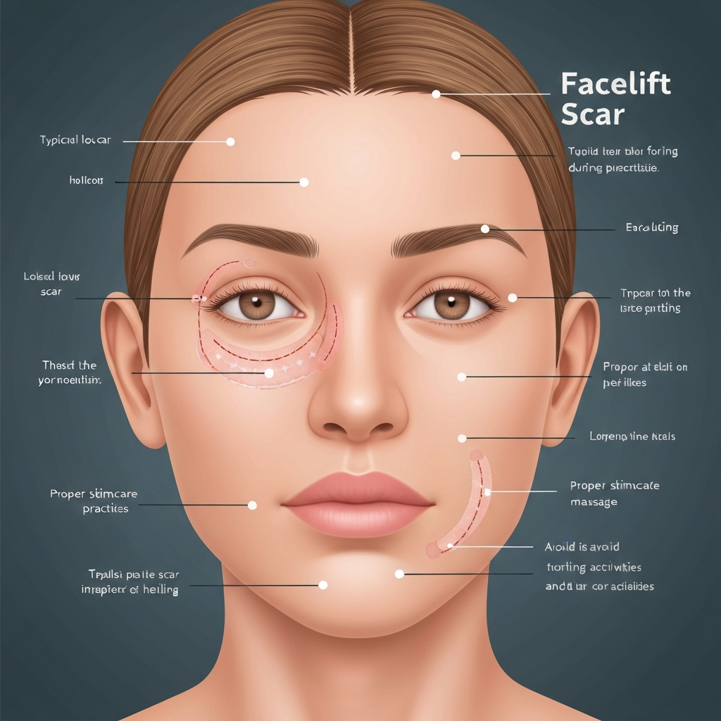Facelift Scar: Location and Care