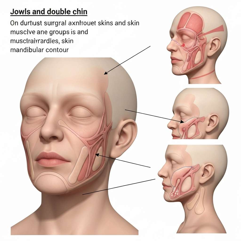 Jowls and Double Chin: Surgical Treatment of Mandibular Contour