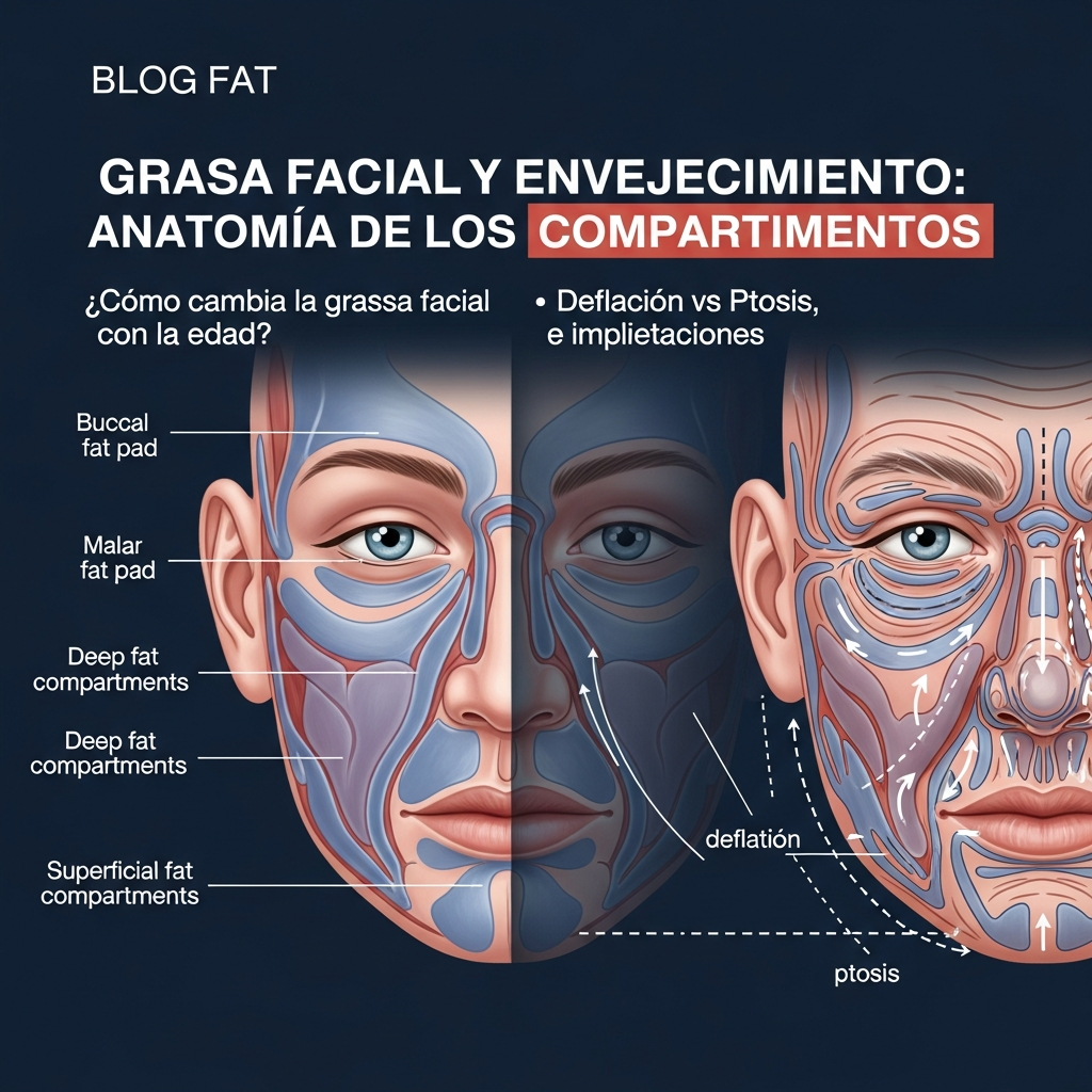 Grasa Facial y Envejecimiento: Anatomía de los Compartimentos
