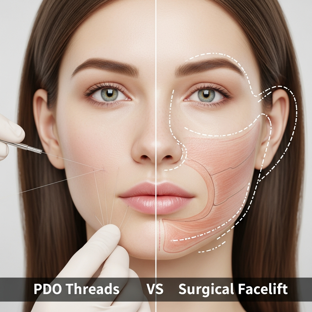 Hilos PDO vs Lifting Quirúrgico: ¿Cuál Elegir?