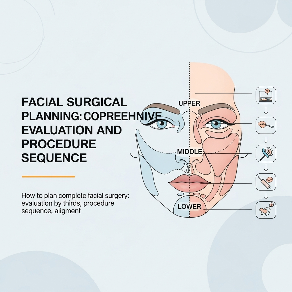 Planificación Quirúrgica Facial: Evaluación Completa y Secuencia de Procedimientos