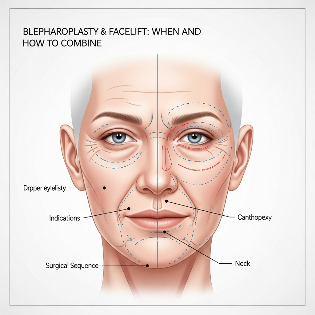 Blefaroplastia e Lifting Facial: Quando e Como Combinar