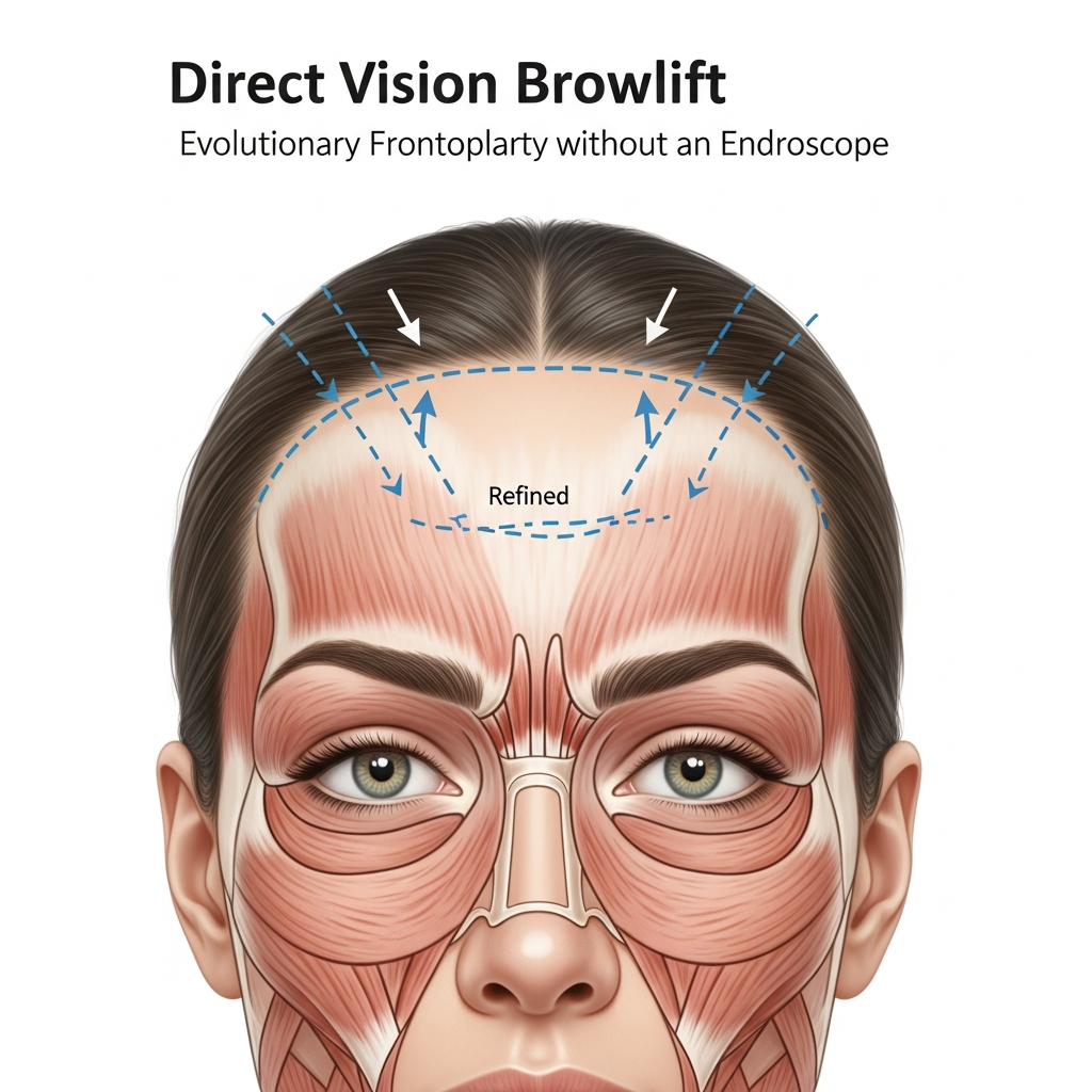 Browlift por Visão Direta: Frontoplastia Evolutiva sem Endoscópio