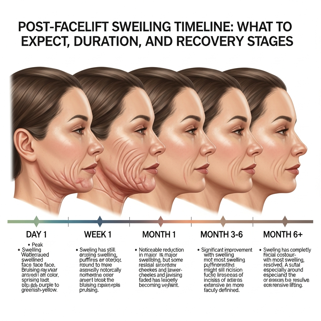 Inchaço Pós-Lifting: Evolução e Quanto Tempo Dura