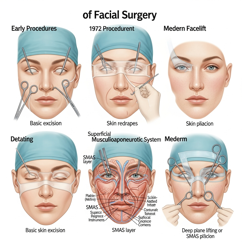 História da Cirurgia Facial: Da Excisão de Pele à Face Moderna