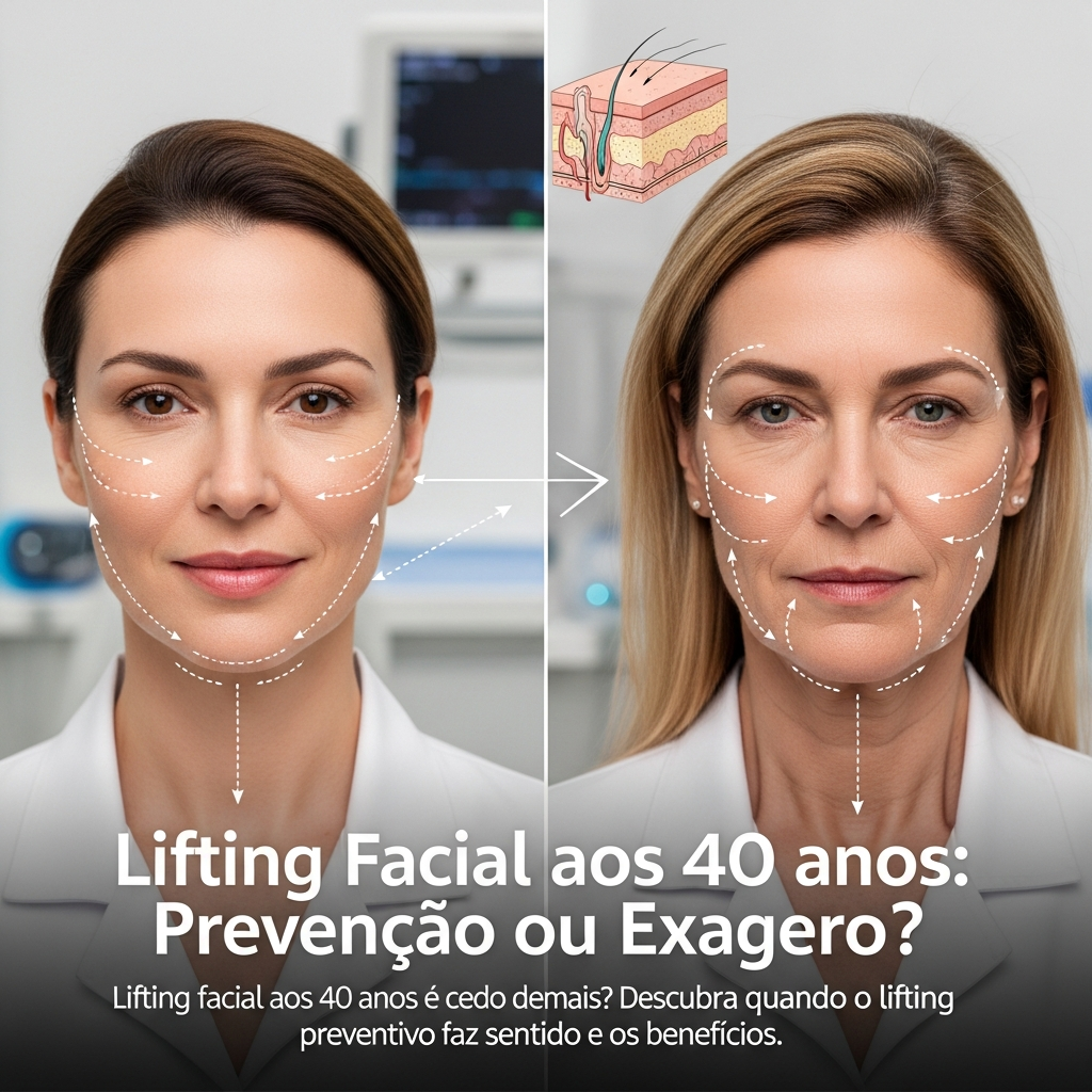 Lifting Facial aos 40 Anos: Prevenção ou Exagero?
