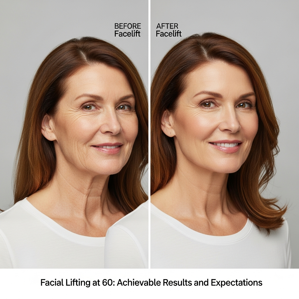 Lifting Facial aos 60 Anos: Resultados Possíveis e Expectativas