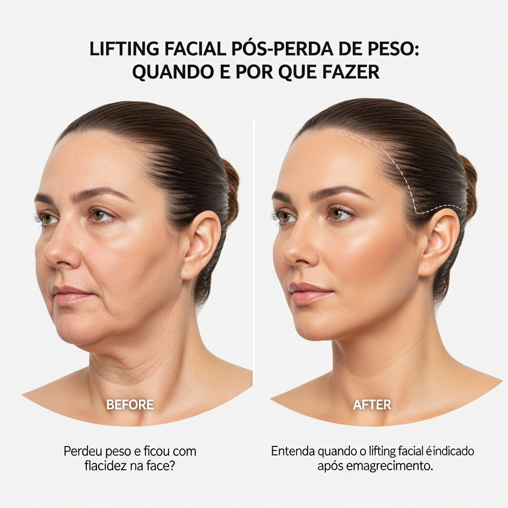 Lifting Facial Após Perda de Peso: Quando e Por Que Fazer