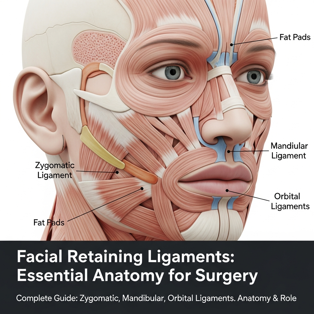 Ligamentos Retentores Faciais: Anatomia Essencial para Cirurgia