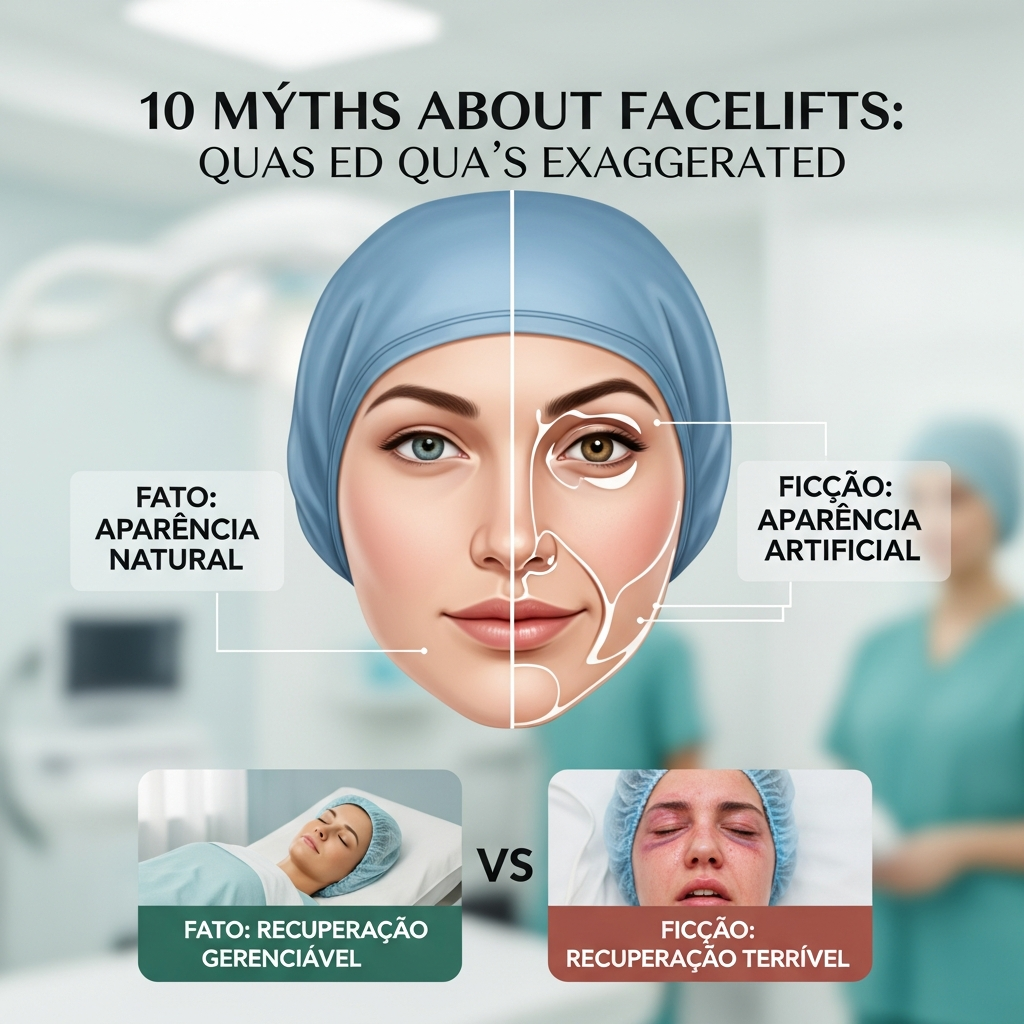 10 Mitos sobre Lifting Facial: O Que É Verdade e O Que É Exagero