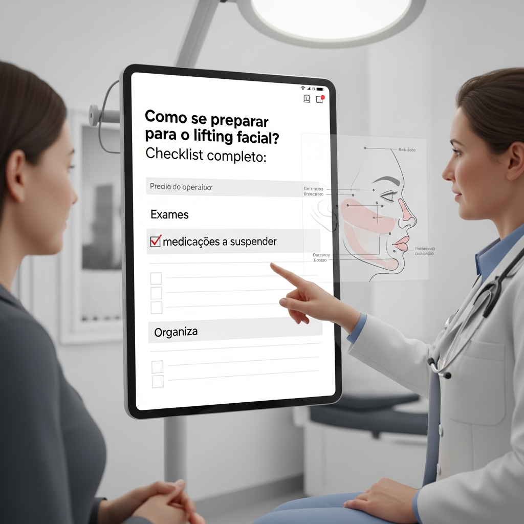 Planejamento Pré-Operatório para Lifting Facial: Checklist Completo