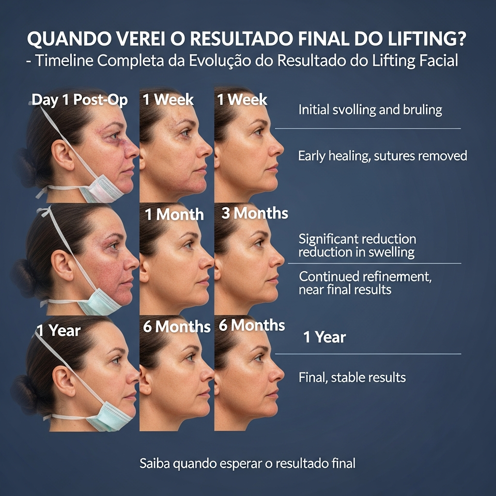 Quando Verei o Resultado Final do Lifting?