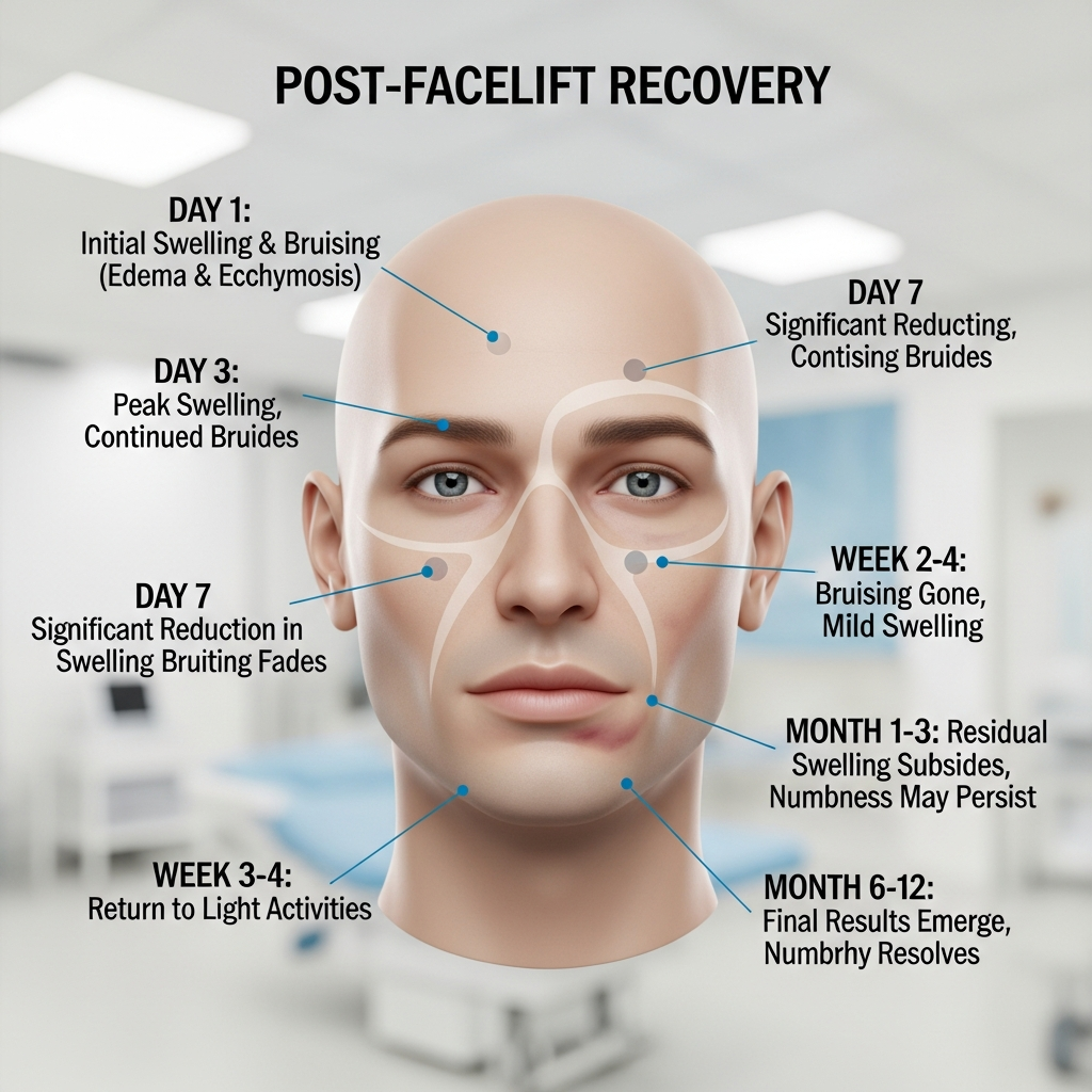 Recuperação Pós-Lifting Facial: Timeline Completa Dia a Dia